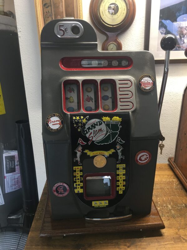 Mills 5 cent Baseball Theme Revamp Slot Machine