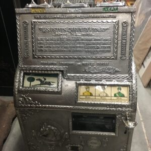 Cast Iron Gambling Token Payout Machine The Little Horse Les Petits Chevaux