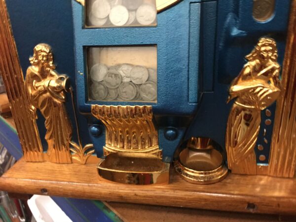 Mills Roman Head Slot Machine W/Side Vendor - Image 4