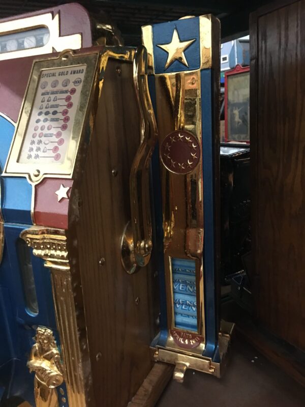 Mills Roman Head Slot Machine W/Side Vendor - Image 3