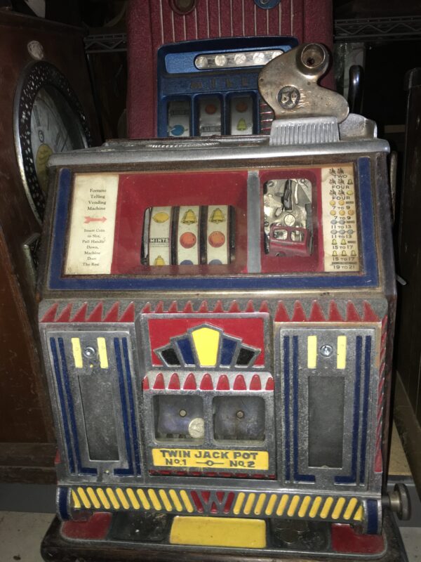 Watling Baby Twin Jackpot Torch Vendor Front Slot Machine